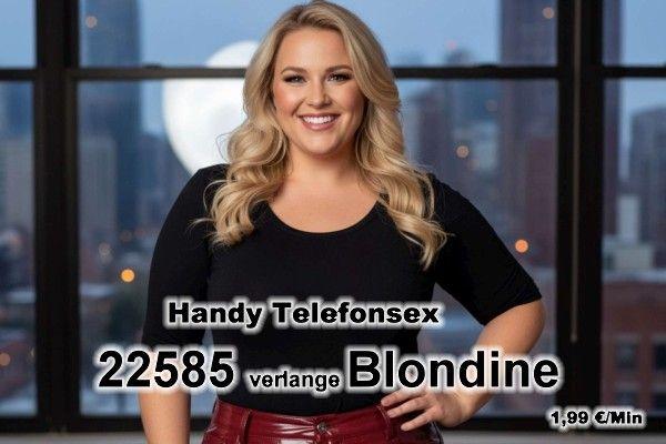 Telefonsex Blondine